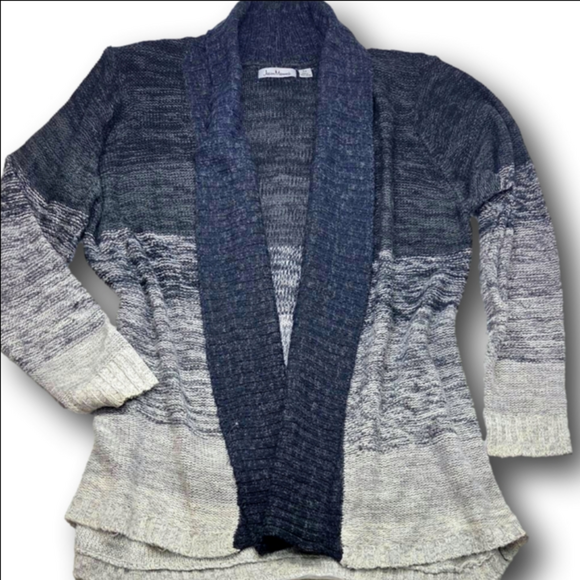 jason maxwell Sweaters - Women's Jason Maxwell Cardigan 2X Gray Black Ombre
